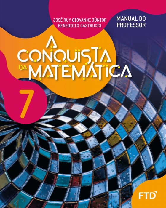 Capa do Manual do Professor de Matematica do 7o ano