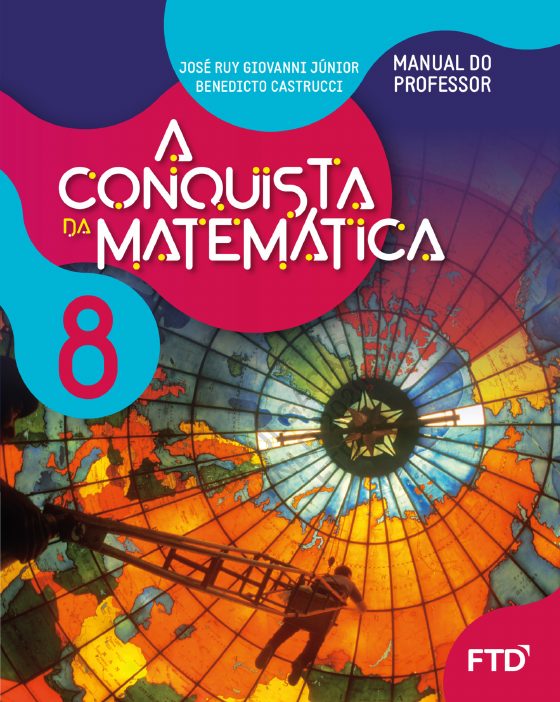 Capa do Manual do Professor de Matematica do 8o ano